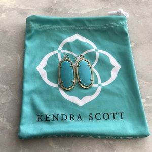 Kendra Scott Elle Drop Earrings in Turquoise